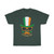 Happy St Patrick's Day Flag Hat Glasses Mustache Shamrock Irish Unisex Heavy Cotton Tee