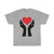 Heart in Hands Valentine Love Unisex Heavy Cotton Tee