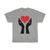 Heart in Hands Valentine Love Unisex Heavy Cotton Tee