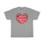 Happy Valentine's Day Heart Love Unisex Heavy Cotton Tee