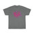 Love Pink Hearts Valentine Unisex Heavy Cotton Tee