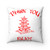 Chinese Food Container Pagoda Thank You Enjoy Spun Polyester Square Pillow