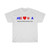 Joe Heart USA People's Republic of China Love Unisex Heavy Cotton Tee