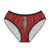 SKREW Vertebrae Logo Skull Red Women's Briefs Screw