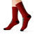 SKREW Skull Vertebrae Logo Red Socks Sublimation Socks