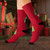 Merry Christmas Tree Xmas Red Sublimation Socks