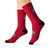 Merry Christmas Bells Xmas Red Sublimation Socks