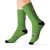 Merry Christmas Bells Xmas Green Sublimation Socks