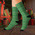 Christmas Tree Ugly Sweater Xmas Green White Sublimation Socks