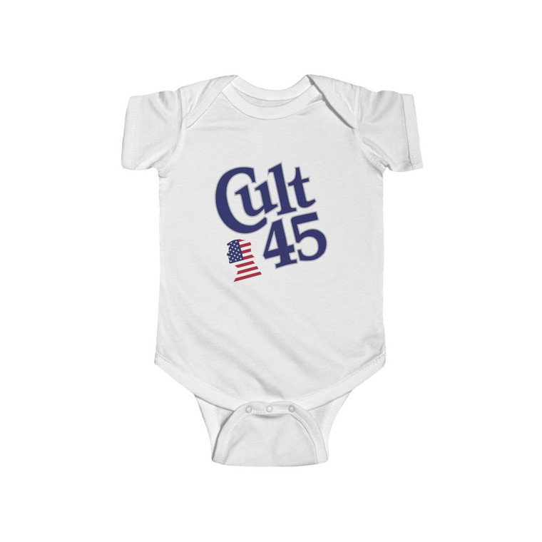 Cult 45 President Donald J Trump Infant Fine Jersey Bodysuit