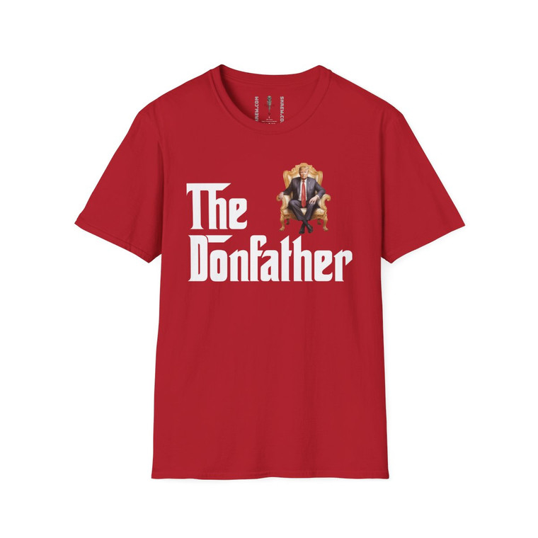 The Donfather Small Chair President Donald J Trump Godfather Unisex Softstyle T-Shirt