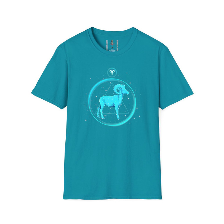 Aries Icon Zodiac Sign Symbol Astrology Unisex Softstyle T-Shirt