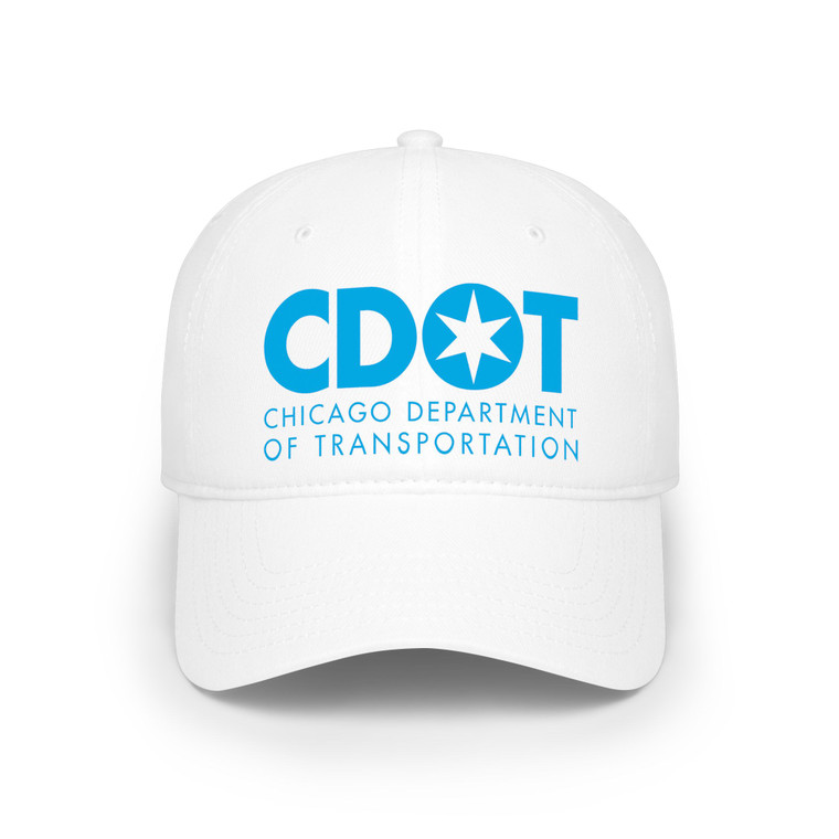 CDOT Logo Low Profile Baseball Cap— Chicago Department of Transportation Logo Hat