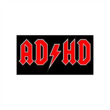 AD/HD a Parody of AC/DC ADHD Bumper Stickers - SKREW