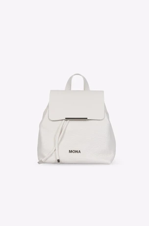 White leather backpack 30002123-5