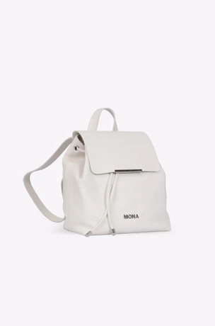 White leather backpack 30002123-5