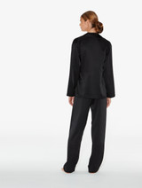 레이스 끈 팬티 증정 클래식 블랙 실크 선물 세트_0