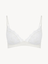 리스 자수 튤로 장식된 브라렛_0