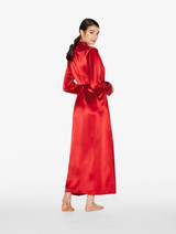 가넷 실크 롱 로브_2