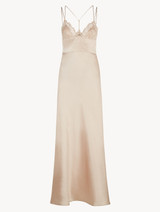 핑크 롱 나이트드레스_0