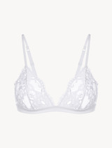 화이트 레이스 트라이앵글 브라_0