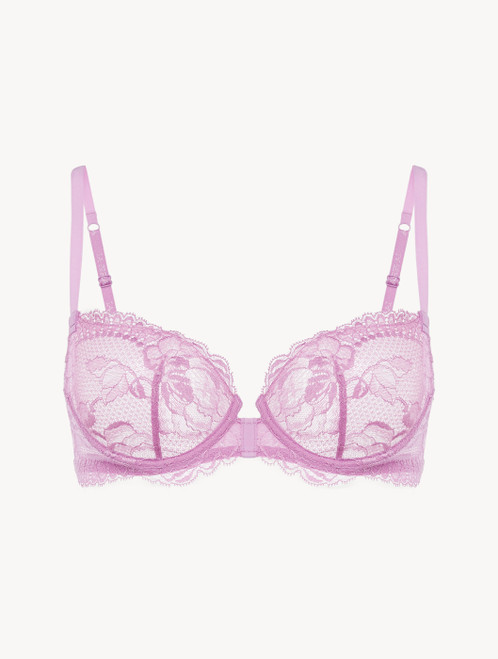 라일락 로즈 레이스 발코넷 브라_0
