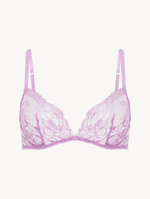 라일락 로즈 레이스 노와이어 브라_2