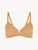 샹티이 레이스 장식의 누드 라이크라 언더와이어 브라_0