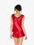 Red silk satin top with frastaglio_2
