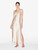 Rose Beige silk long nightgown with macramé_4
