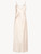 Rose Beige silk long nightgown with macramé_2