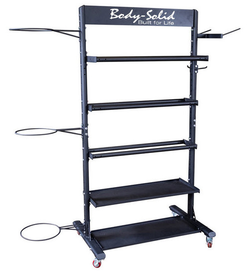 Body Solid Multi Accessory Storage Tower