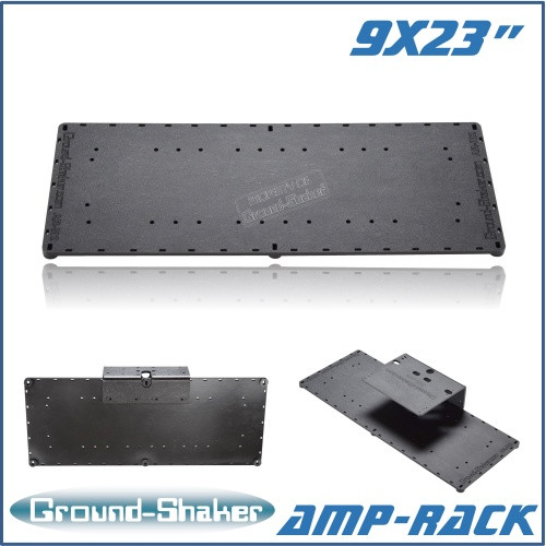 black 9” x 23” abs amp-rack