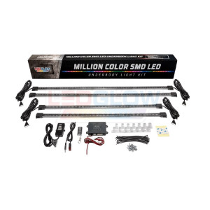 LED GLOW 4 PIECE MILLION COLOR LED UNDERCAR KIT (LU-UB-MW40.3) LED GLOW 4 PIECE MILLION COLOR LED UNDERCAR KIT (LU-UB-MW40.3)