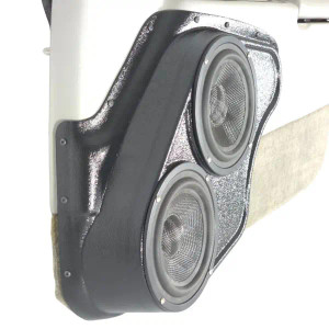 Custom Speaker Pods Dual 6.5″ Speaker Pods for the Front Door of a 98-02 Lincoln Towncar