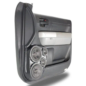 Custom Speaker Pods Dual 6.5″ and Dual 3.5″ Speaker Pods for the Front Door of a 07-13 Toyota Tundra