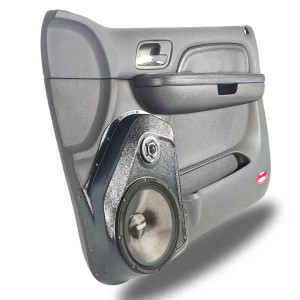 Custom Speaker Pods Single 10″ and Single 3.5″ Speaker Pods for the Front Door of a 07-09 GM Full Size Truck Upper Handle
