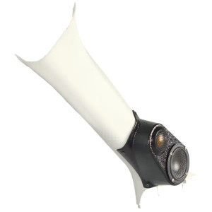 Single 3.5″ and Single Tweeter Speaker Pods for the A-Pillar of a 22-24 Ford Maverick