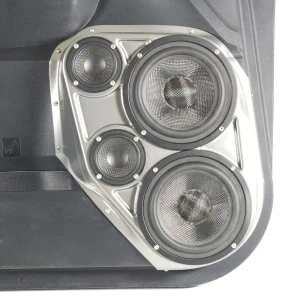Custom Speaker Pods Dual 6.5″ and Dual 3.5″ Speaker Pods for the Front Door of a 14-21 Toyota Tundra