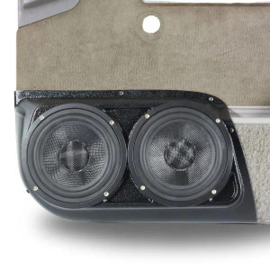 Dual 6.5″ Speaker Pods for the Front Door of a 90-94 GM Full Size Pickup with Pocket Dual 6.5″ Speaker Pods for the Front Door of a 90-94 GM Full Size Pickup with Pocket