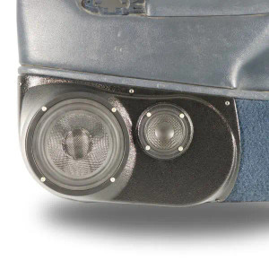 Custom Speaker Pods Single 6.5″ and Single 3.5″ Speaker Pods for the Front Door of a 95-99 GM Full Size Truck