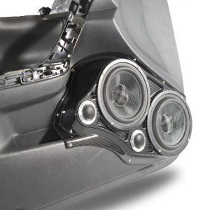 Dual 6.5″ and Dual Tweeter Speaker Pods for the Front Door of a 13-18 Nissan Altima 4 Door