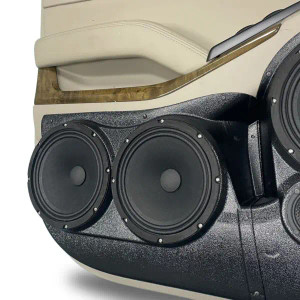 Custom Speaker Pods Dual 8″ Speaker Pods for the Front Door of a 15-20 GM Full Size SUV