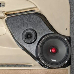 Single 8″ and Single 3.5″ Speaker Pods for the Front Door of a 00-06 GM Full Size Truck Single 8″ and Single 3.5″ Speaker Pods for the Front Door of a 00-06 GM Full Size Truck