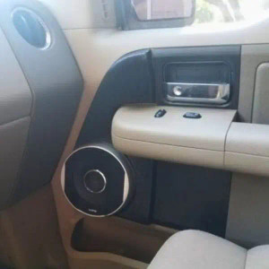 Flangeless Single 6.5″ Speaker Pods for the Front Door of a 04-08 Ford F-150