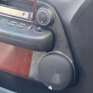 Flangeless Single 6.5″ and Single Tweeter Speaker Pods for the Front Door of a 04-08 Ford F-150