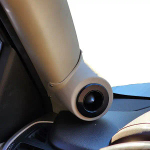 Single 3.5″ Speaker Pods for the A-Pillar of a 14-18 GM Full Size Truck A-Pillar Handle Single 3.5″ Speaker Pods for the A-Pillar of a 14-18 GM Full Size Truck A-Pillar Handle