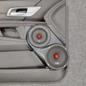 Single 6.5″ and Single 5.25 in Speaker Pods for the Front Door of a 10-17 Chevrolet Equinox-GMC Terrain SUV Single 6.5″ and Single 5.25 in Speaker Pods for the Front Door of a 10-17 Chevrolet Equinox-GMC Terrain SUV