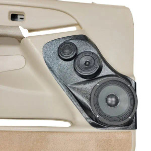 Single 6.5″ and Single 3.5″ and Single Tweeter Speaker Pods for the Front Door of a 00-06 GM Full Size Truck Single 6.5″ and Single 3.5″ and Single Tweeter Speaker Pods for the Front Door of a 00-06 GM Full Size Truck