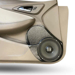 Single 8″ Speaker Pods for the Front Door of a 16-22 Chevrolet Malibu Single 8″ Speaker Pods for the Front Door of a 16-22 Chevrolet Malibu